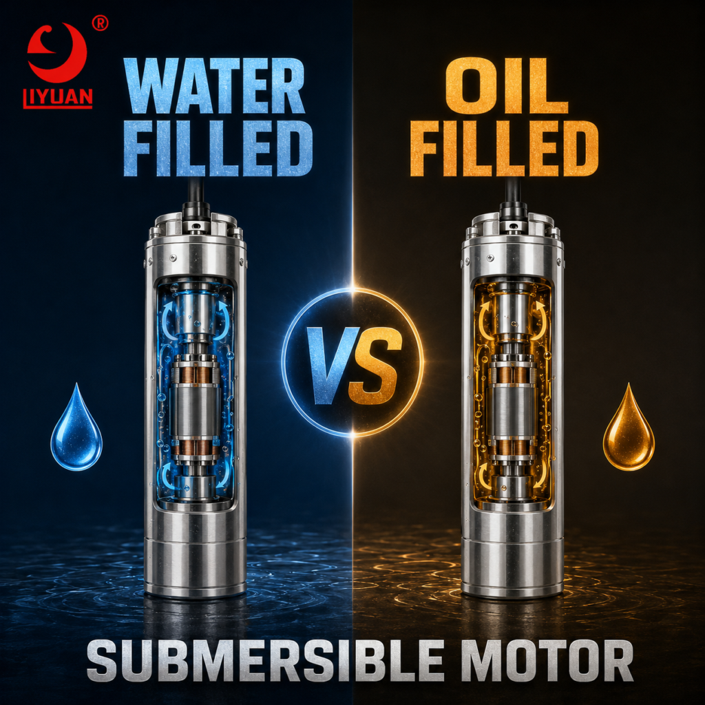 Water Filled Submersible Motor