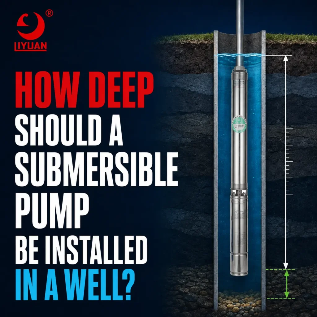 How Deep Should A Submersible Pump Be Installed