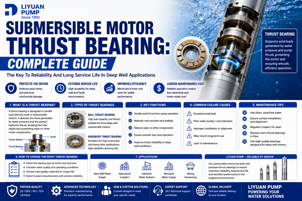 Submersible Motor Thrust Bearing