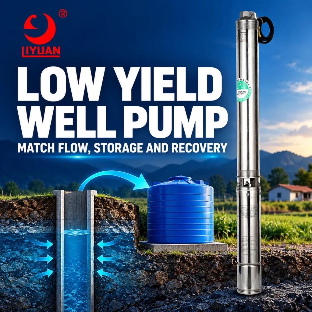 Low Yield Well Pump