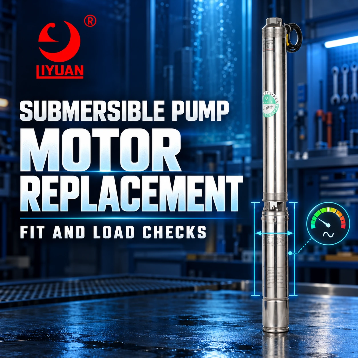Submersible Pump Motor Replacement